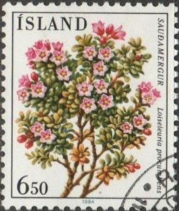 Iceland, #539 Used From  1984,  CV-$0.30