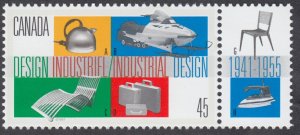 Canada - #1654 Industrial Design with Tab - MNH