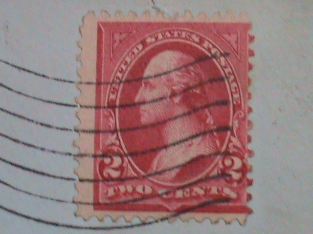 ​UNITED STATES-1894 SC#249 129 YEARS OLD-WASHINGTON COVER-FANCY CANCEL VF RARE