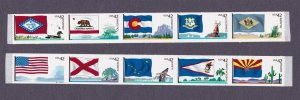 PNC 42c Nations Flag Series -1 US 4282b Alabama 10 stamps Scott order MNH TABS