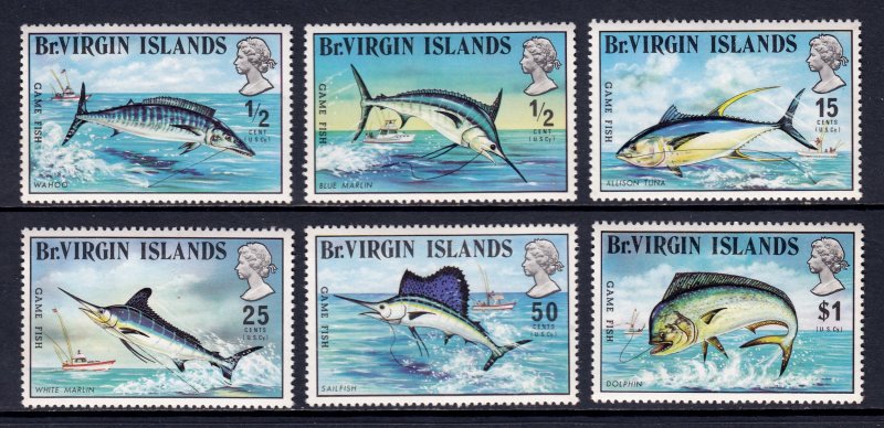 Virgin Islands - Scott #243-248 - MH - SCV $6.70