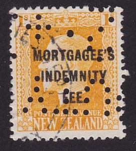 NEW ZEALAND GV 1/- MORTGAGEE'S INDEMNITY FEE used..........................7808