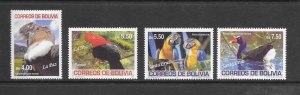 BIRDS - BOLIVIA #1325-8  MNH