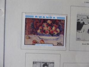 Rwanda 1962-1980  Mint/Used Stamp Collection on Scott Int Alb Pgs