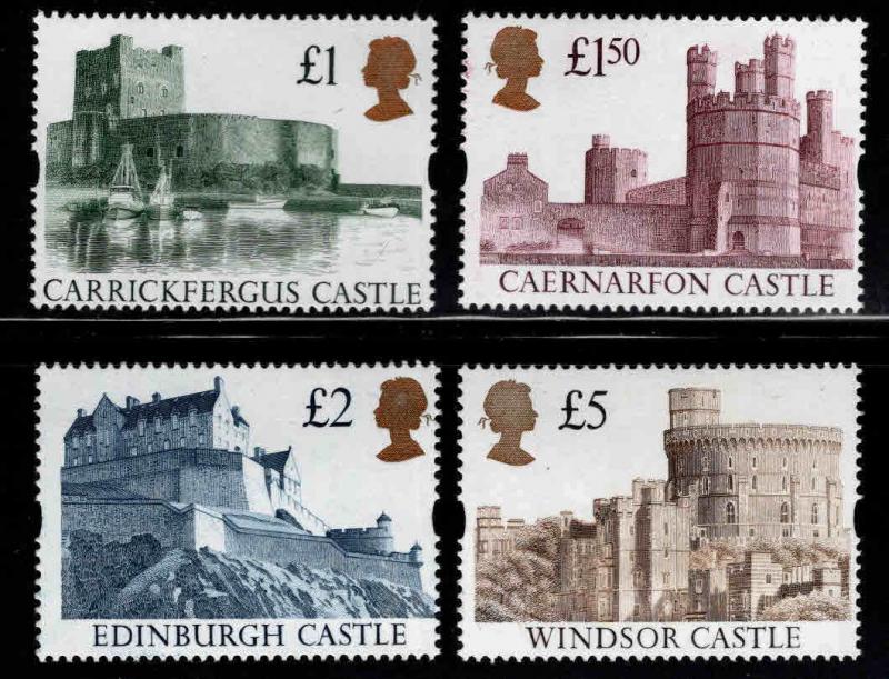 Great Britain Scott 1445-1448 MNH** syncopated with special ink