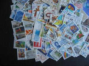 Finland 160 different used stamps, and 4 souvenir sheets 1980s and 1990s era