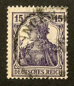 Germany, Scott #100, Used