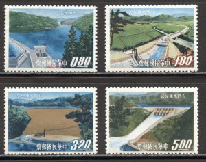 China Scott 1408-11 Unused HOG - 1964 Shihmen Reservoir Completion - SCV $31.25