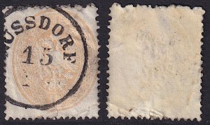 Austria - 1863 - Scott #21 - used - NUSSDORF pmk