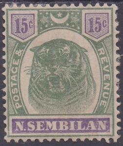 NEGRI SEMBILAN 1895 TIGER 15C 