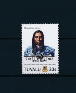 [80911] Tuvalu 2011 Native Americans Indians Menominee Woman MNH