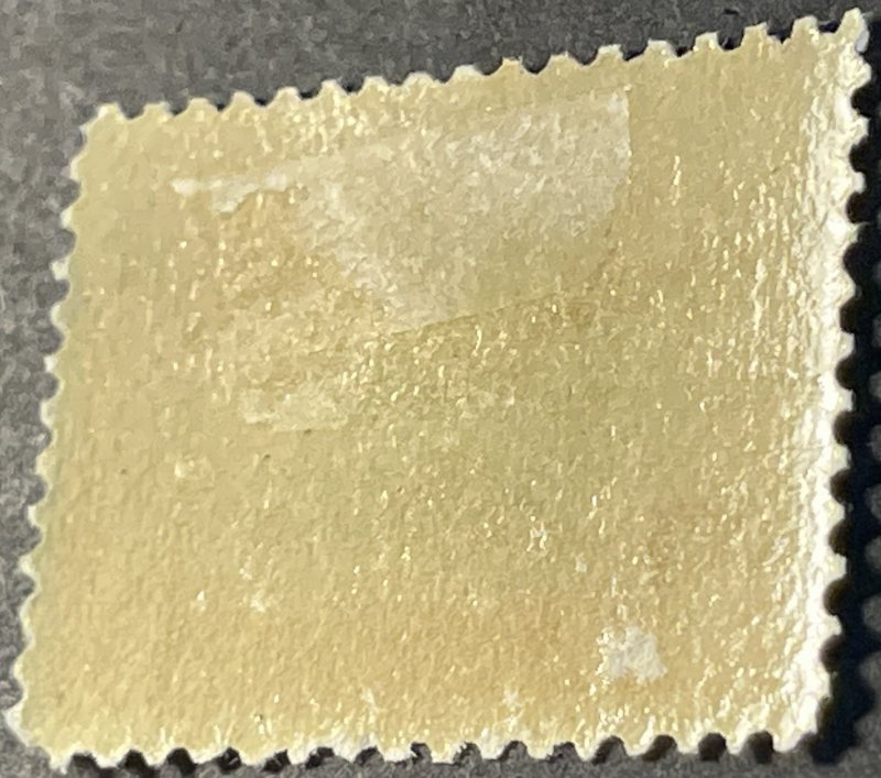 U.S. # 295-MINT/HINGED---CARMINE & BLACK---SINGLE---1901