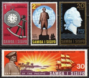 Samoa Sc #329-332 Mint Hinged