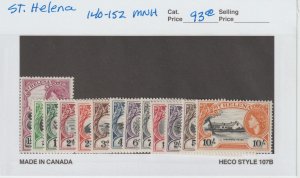 St. Helena 140-52 VF MNH