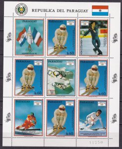 1990 Paraguay 4475KL 1992 Olympic Games in Albertville 10,00 €