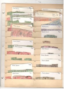 EARLY GREAT BRITAIN COLLECTION ON STOCK SHEET MINT/USED
