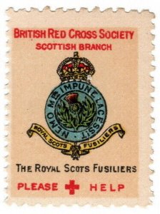 (I.B) Cinderella : British Red Cross (Scotland) Royal Scots Fusiliers