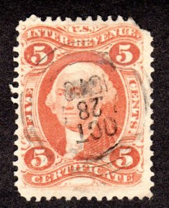 USA, Revenue Stamp, Scott # R24c, used, Lot 230715-04