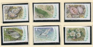 Guernsey Sc 1347-1352  2016 Herm Island Flora & Fauna stamp set  mint NH