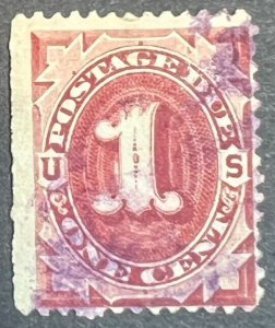 Scott#: J22 - Postage Due: 1¢ 1891 used single stamp - Lot 1