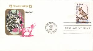 #2322 Gray Wolf Farnam FDC
