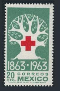 Mexico 938 block/4,MNH.Mi 1151. Red Cross centenary,1963.Tree of Life.