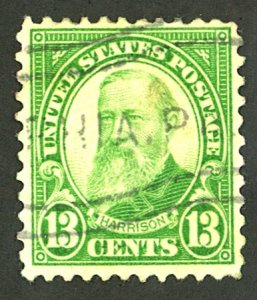 U.S. #694 USED