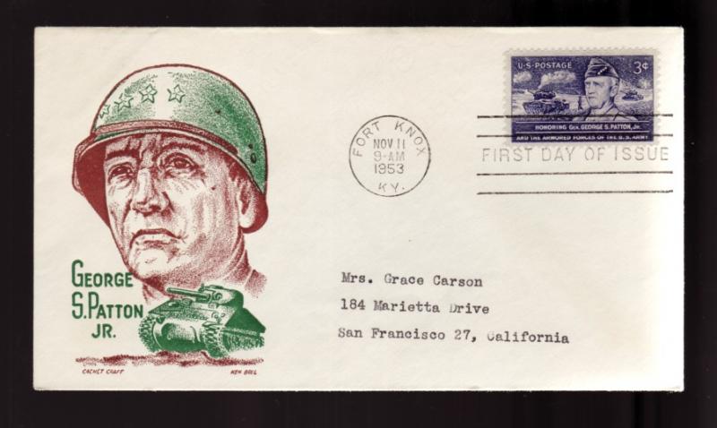 U S 1026 FDC Cachet Craft Ken Boll Cachet!