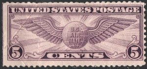 SC#C12 5¢ Winged Globe (1930) OG/NH*