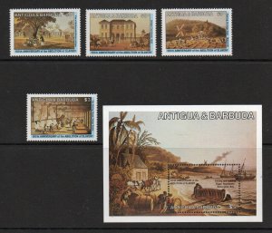 Antigua & Barbuda - SG# 864 - 867 + MS 868 MNH       /        Lot 0724007