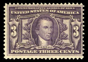 United States, 1904-9 #325 Cat$170, 1904 3c violet, never hinged