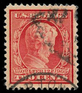 momen: US Stamps #369 Used PSE Graded XF-SUP 95