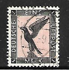 German Reich (1926) - Airmail - Scott #C32 1M Black & sal - VF - Used