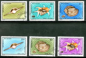 MADAGASCAR 481-6 USED  BIN $1.75