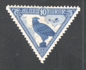 Iceland #C3, VF, Unused, Cat. $30.00  ....   2790492