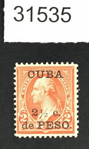 MOMEN: US STAMPS CUBA # 223A MINT OG NH  LOT #31535