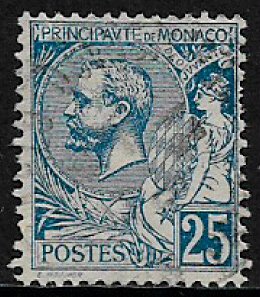 Monaco #21 Used Stamp - Prince Albert I