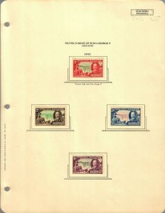 1935-37 Pages Silver Jubilee Coronation Southern Rhodesia,Tangier MLH OG