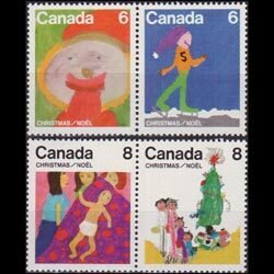 CANADA 1975 - Scott# 675a-77a Christmas 6-8c NH