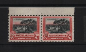 South Africa 1927 SG35 14 perf unmounted mint pair