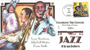 #3184k Jazz Flourishes Collins FDC