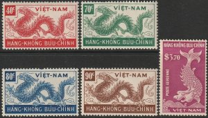 Vietnam 1952 Sc C5-9 air post set MNH**/MLH*