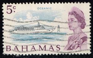 Bahamas #256 Liner Oceanic; Used