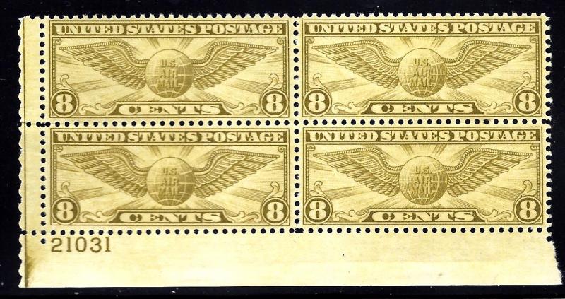 C17 Mint,OG,H... Plate Block of 4... SCV $27.50