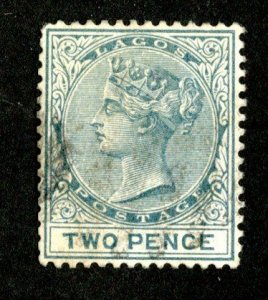 1071 bcx Lagos 1882 scott #17 used (offers welcome)