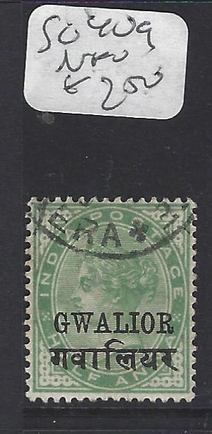 INDIA GWALIOR  (PP2410B)  QV  1/2A   SG 30G   VFU