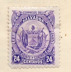 Salvador 1895 Early Issue Fine Mint Hinged 24c. 162548