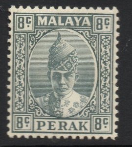 MALAYA PERAK SG110 1938 8c GREY MTD MINT