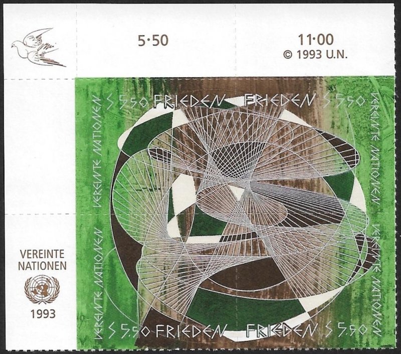 United Nations UN Austria Vienna 1993 Sc # 155a Mint NH. Ships Free With Another