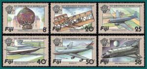 Fiji 1983 Manned Flight, MNH #489-494,SG659-SG664